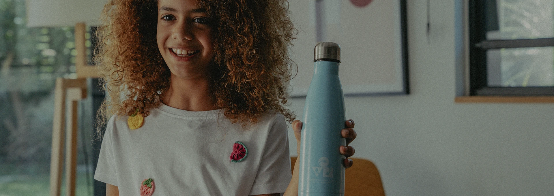 girl with bottle